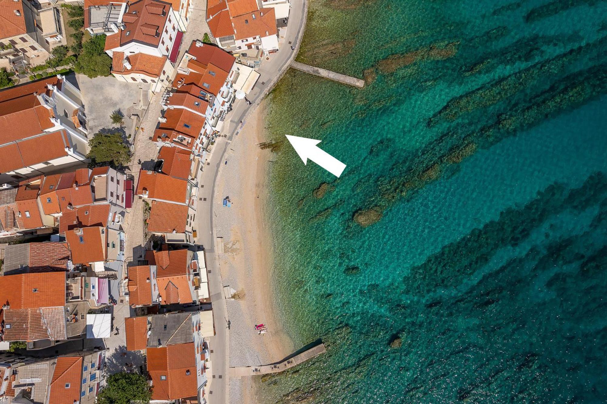 Apartment Nora By The Beach Baška Buitenkant foto